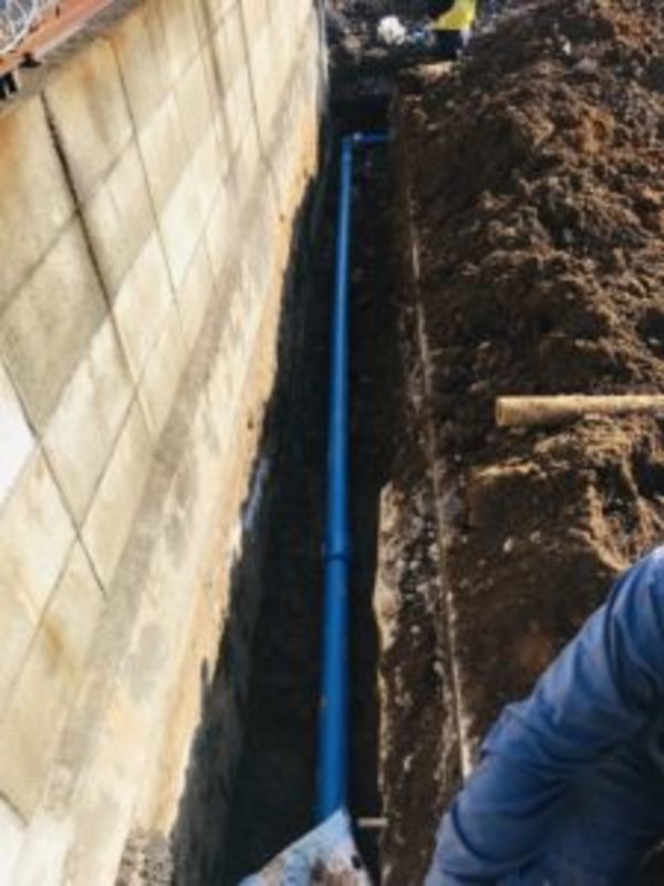 柏でアステムの融着水道管の配管工事をやりました!