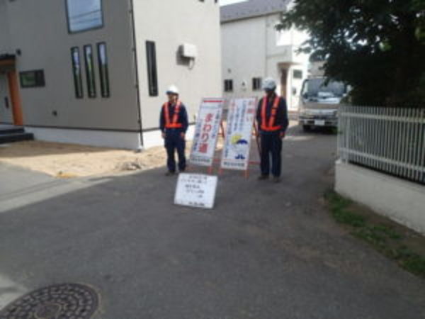 江戸川で給水工事